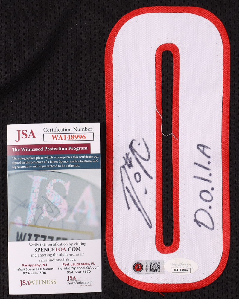 Damian Lillard Signed Jersey Inscribed "D.o.l.l.a" (JSA & Lillard) at PristineAuction.com Damian Lillard Signed Jersey Inscribed "D.o.l.l.a" (JSA & Lillard) at PristineAuction.com