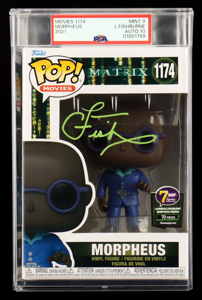 Laurence Fishburne Signed "The Matrix" #1174 Morpheus Funko Pop! Vinyl Figure (JSA | PSA 9 | PSA AUTO 10) at PristineAuction.com Laurence Fishburne Signed "The Matrix" #1174 Morpheus Funko Pop! Vinyl Figure (JSA | PSA 9 | PSA AUTO 10) at PristineAuction.com