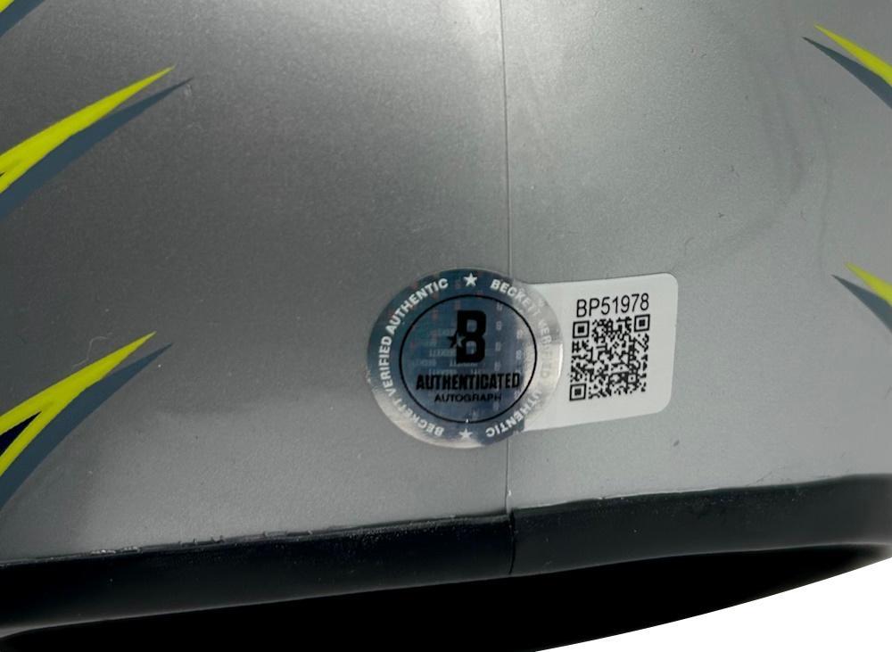 Jimmie Johnson Signed NASCAR Lowe's Mini Helmet (Beckett) at PristineAuction.com Jimmie Johnson Signed NASCAR Lowe's Mini Helmet (Beckett) at PristineAuction.com