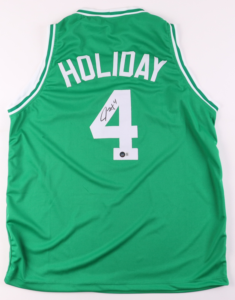 Jrue Holiday Signed Jersey (Beckett) at PristineAuction.com Jrue Holiday Signed Jersey (Beckett) at PristineAuction.com