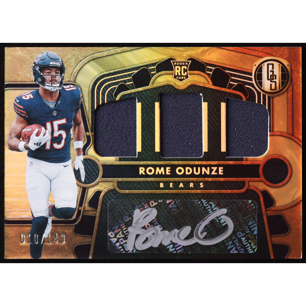 Oddity Patch Rome Rome Odunze 2024 Panini Gold Standard Rookie Patch Autographs #4 RC ...