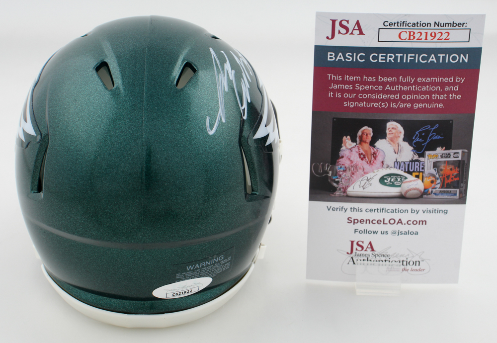 Nolan Smith Jr. Signed Eagles Speed Mini Helmet (JSA) at PristineAuction.com Nolan Smith Jr. Signed Eagles Speed Mini Helmet (JSA) at PristineAuction.com