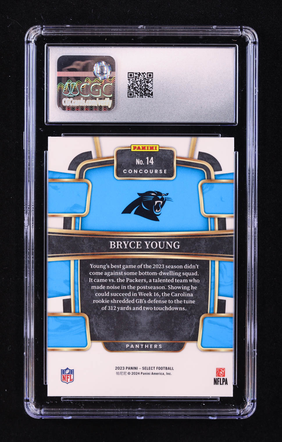 Bryce Young 2023 Select #14 RC (CGC 9) at PristineAuction.com Bryce Young 2023 Select #14 RC (CGC 9) at PristineAuction.com