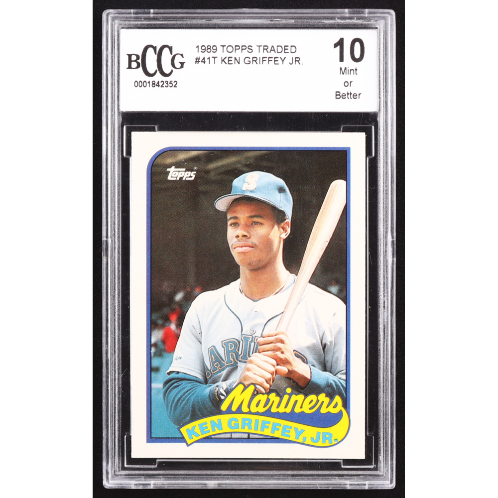 Ken Griffey Jr. 1989 Topps Traded #41T RC (BCCG 10) at PristineAuction.com