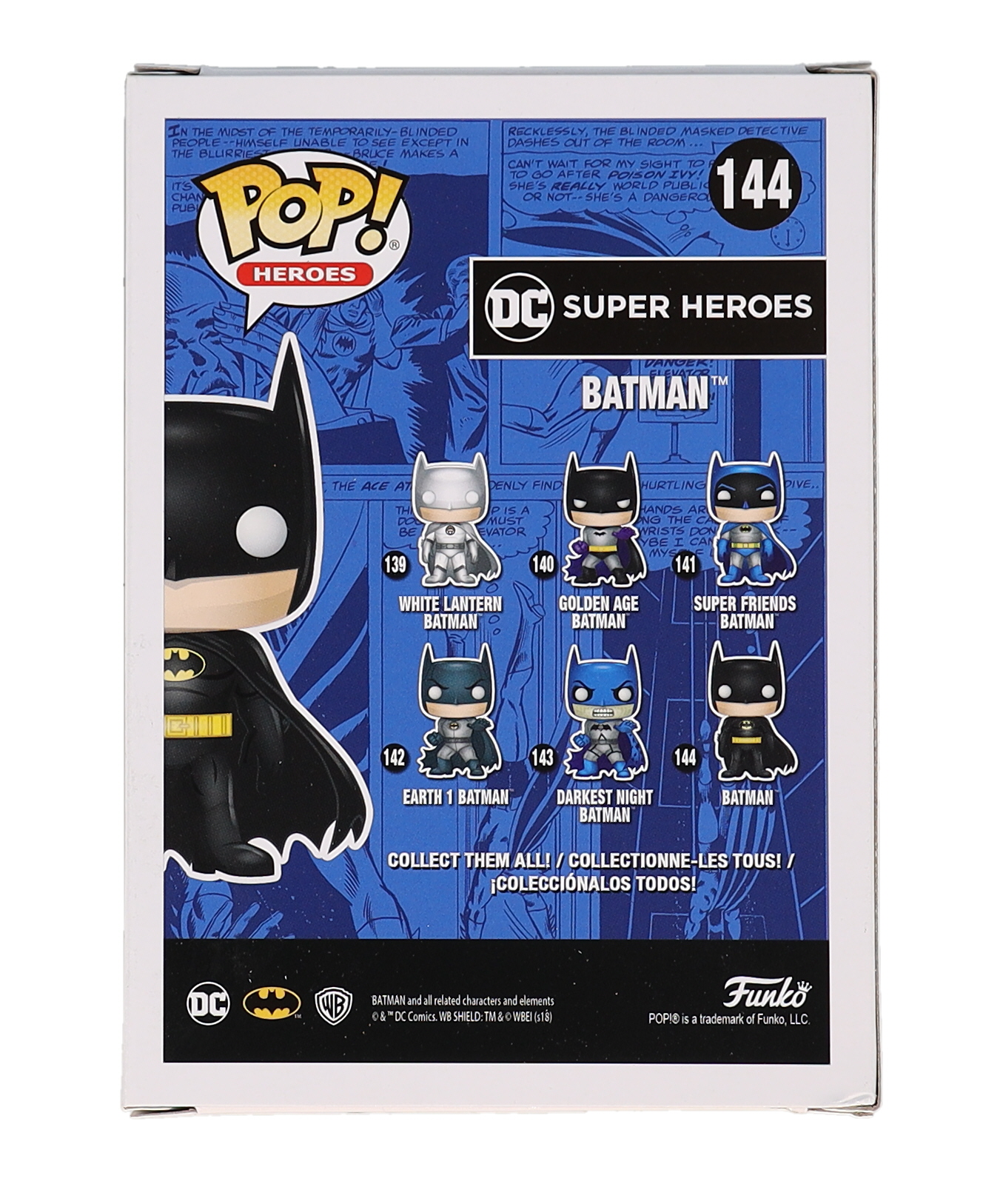 Christian Bale Signed "DC Super Heroes" #144 Batman Funko Pop! Vinyl Figure (AWM) at PristineAuction.com Christian Bale Signed "DC Super Heroes" #144 Batman Funko Pop! Vinyl Figure (AWM) at PristineAuction.com
