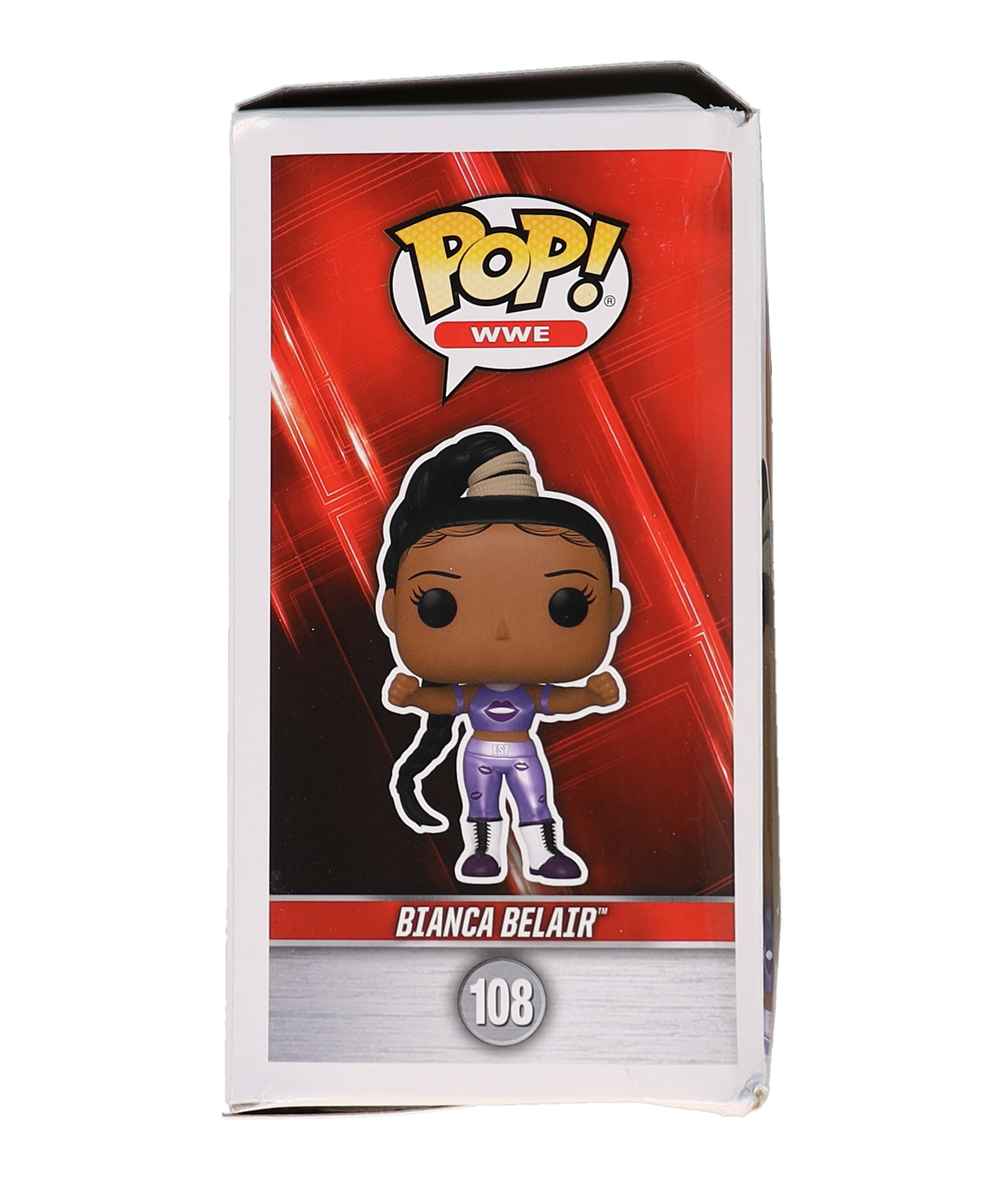 Bianca Belair Signed WWE #108 Funko Pop! Vinyl Figure (JSA) at PristineAuction.com Bianca Belair Signed WWE #108 Funko Pop! Vinyl Figure (JSA) at PristineAuction.com