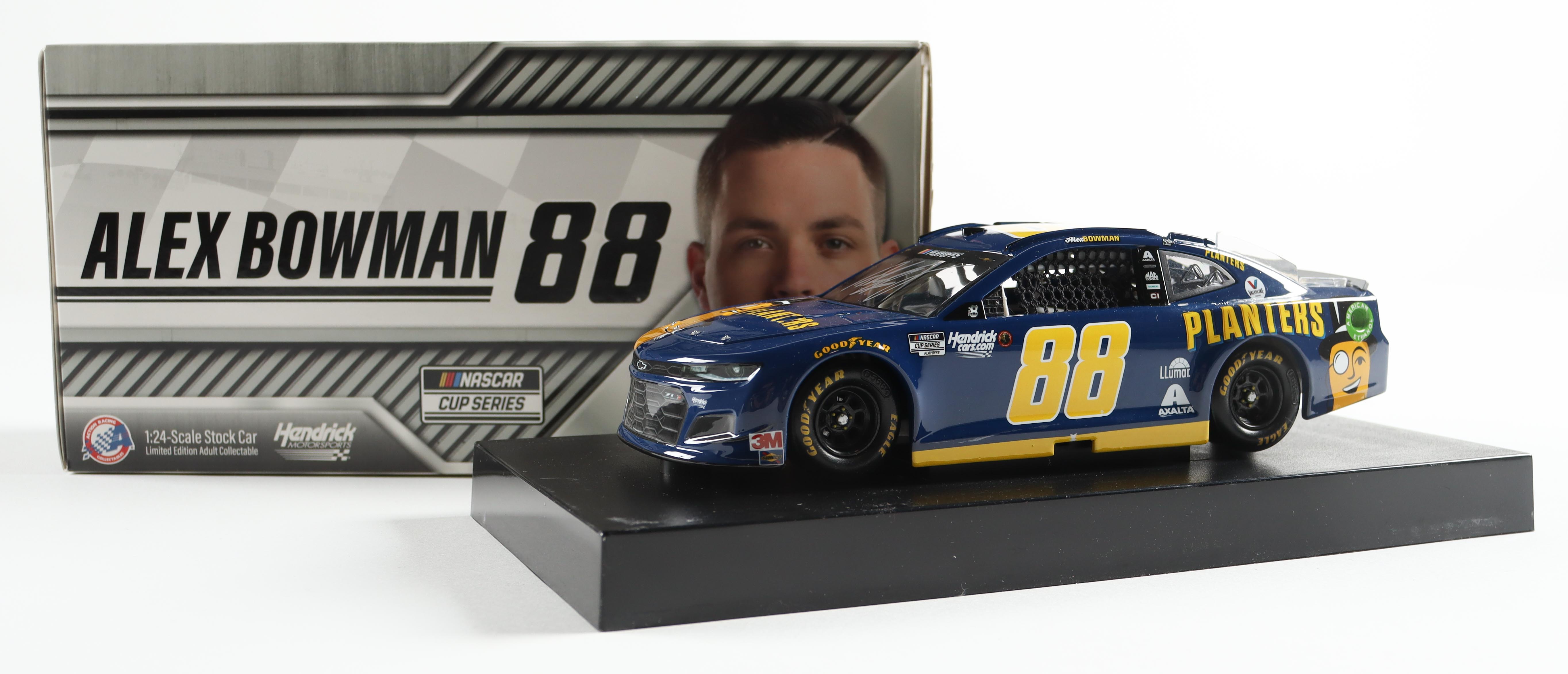 Alex Bowman Signed 2020 NASCAR #88 Planters - 1:24 Premium Action Diecast Car (PA COA) at PristineAuction.com Alex Bowman Signed 2020 NASCAR #88 Planters - 1:24 Premium Action Diecast Car (PA COA) at PristineAuction.com