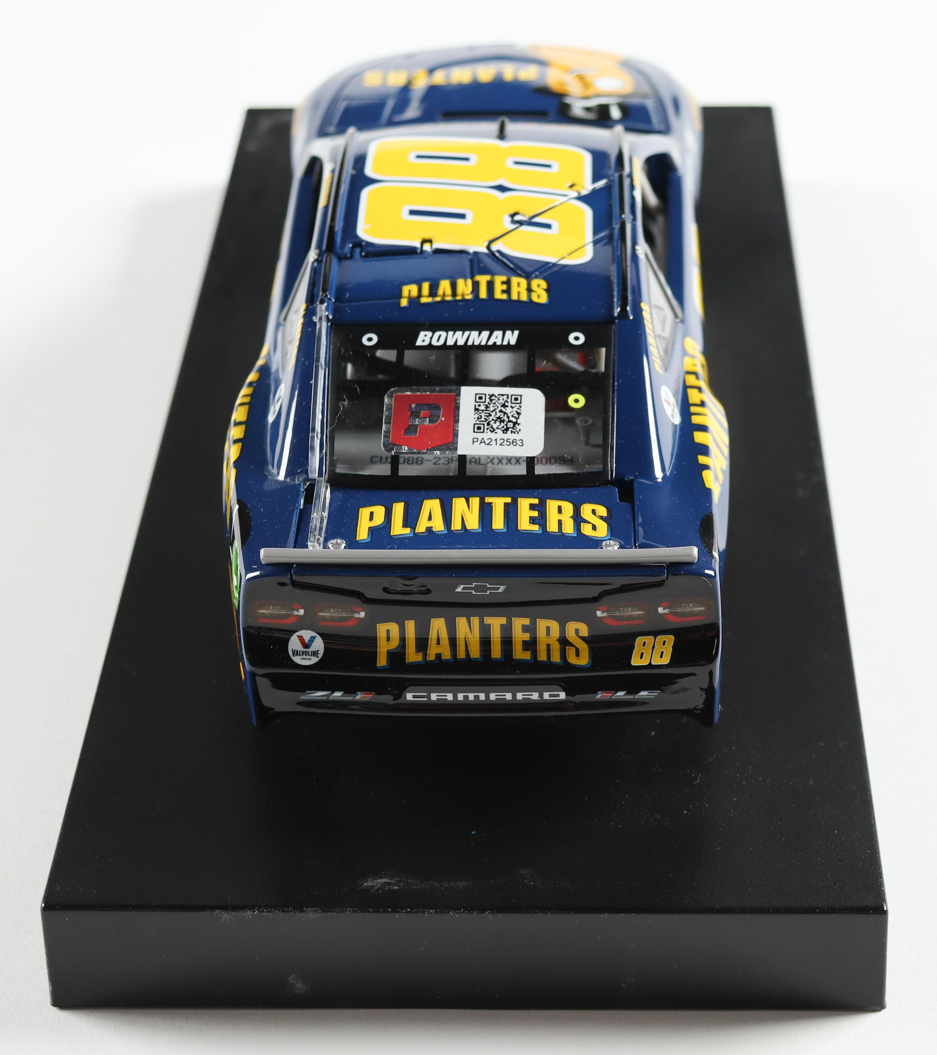 Alex Bowman Signed 2020 NASCAR #88 Planters - 1:24 Premium Action Diecast Car (PA COA) at PristineAuction.com Alex Bowman Signed 2020 NASCAR #88 Planters - 1:24 Premium Action Diecast Car (PA COA) at PristineAuction.com