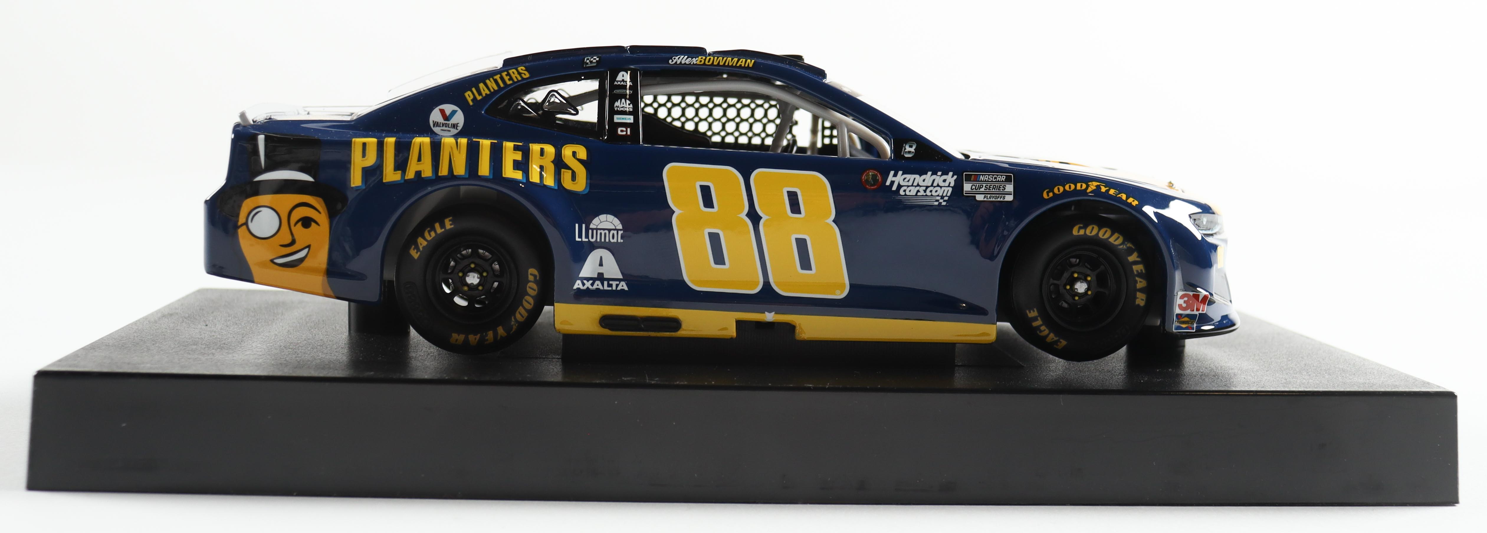 Alex Bowman Signed 2020 NASCAR #88 Planters - 1:24 Premium Action Diecast Car (PA COA) at PristineAuction.com Alex Bowman Signed 2020 NASCAR #88 Planters - 1:24 Premium Action Diecast Car (PA COA) at PristineAuction.com