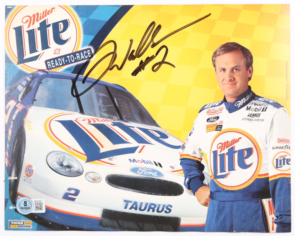 Rusty Wallace Signed NASCAR 8x10 Photo (Beckett) at PristineAuction.com Rusty Wallace Signed NASCAR 8x10 Photo (Beckett) at PristineAuction.com