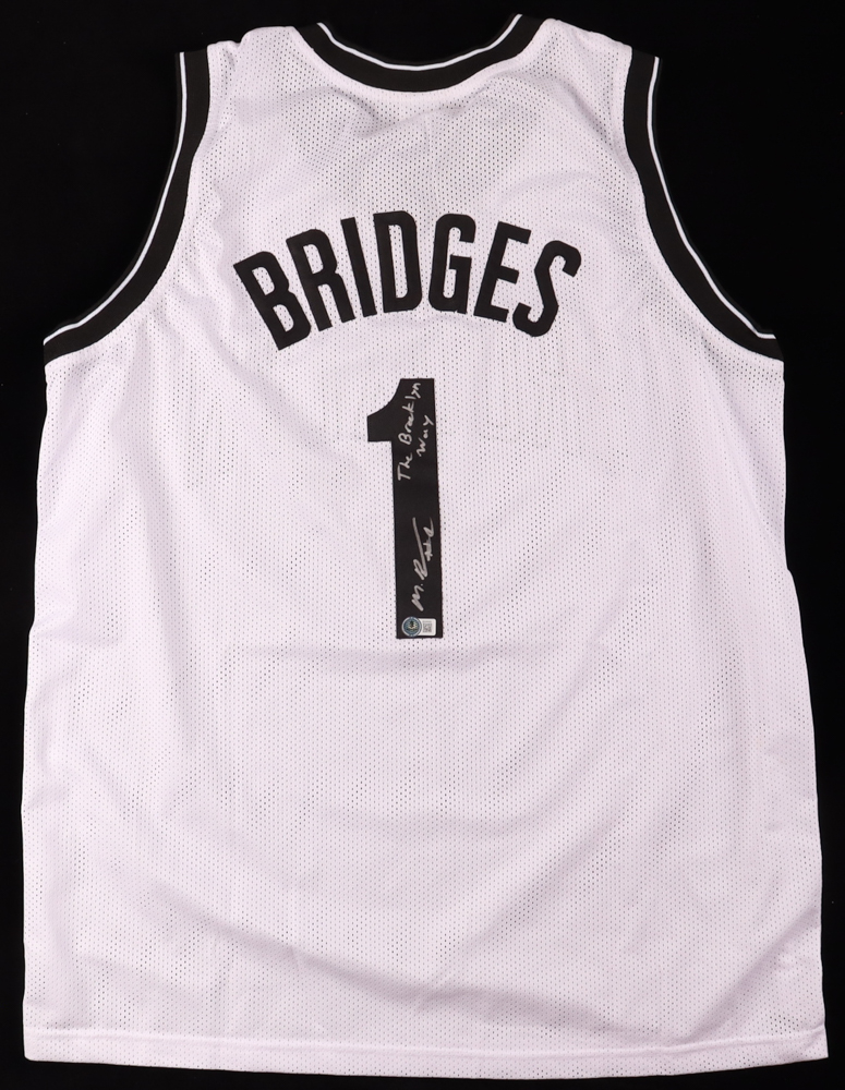 Mikal Bridges Signed Jersey Inscribed "The Brooklyn Way" (Beckett) at PristineAuction.com Mikal Bridges Signed Jersey Inscribed "The Brooklyn Way" (Beckett) at PristineAuction.com