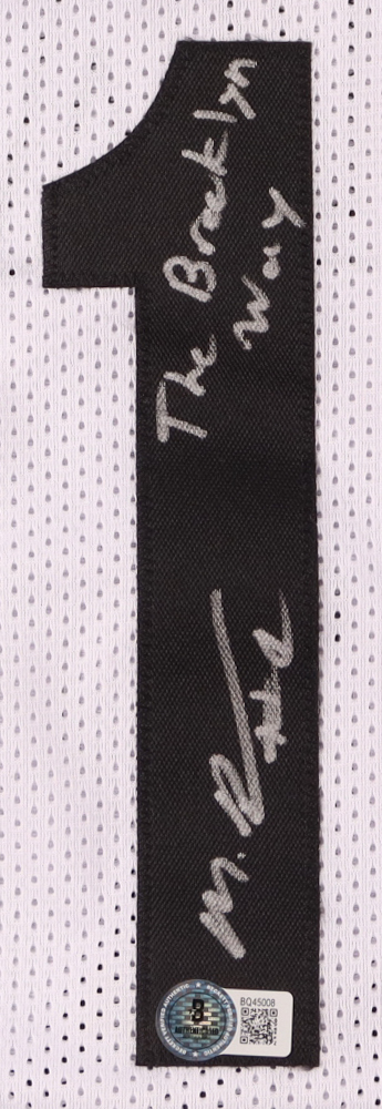 Mikal Bridges Signed Jersey Inscribed "The Brooklyn Way" (Beckett) at PristineAuction.com Mikal Bridges Signed Jersey Inscribed "The Brooklyn Way" (Beckett) at PristineAuction.com