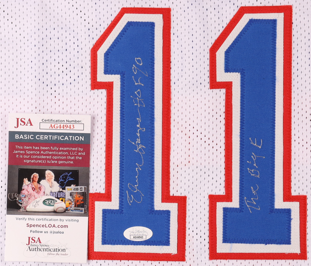 Elvin Hayes Signed Jersey Inscribed "HOF 90" & "The Big E" (JSA) at PristineAuction.com Elvin Hayes Signed Jersey Inscribed "HOF 90" & "The Big E" (JSA) at PristineAuction.com