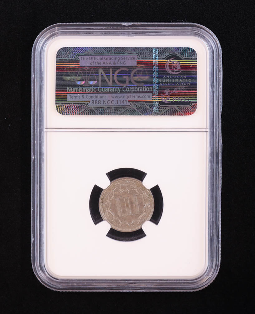 1870 U.S. 3-Cent Nickel - Stack's W 57th St Collection (NGC Genuine) at PristineAuction.com 1870 U.S. 3-Cent Nickel - Stack's W 57th St Collection (NGC Genuine) at PristineAuction.com