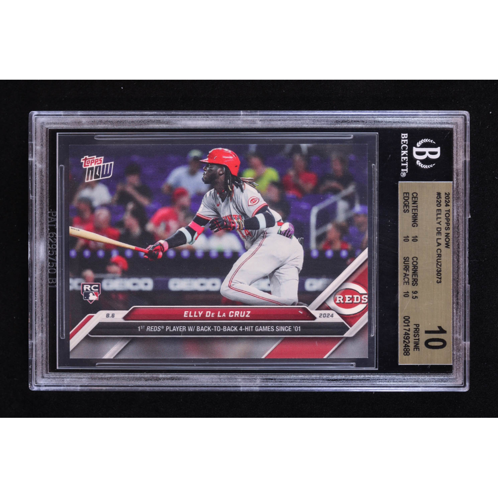 Elly De La Cruz 2024 Topps Now #520 RC (BGS 10) at PristineAuction.com