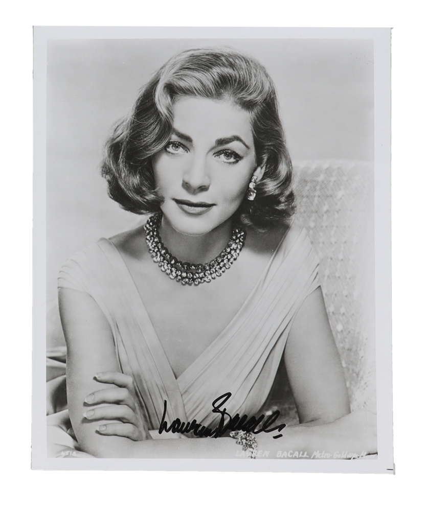 Lauren Bacall Signed 8x10 Photo (PSA) | Pristine Auction
