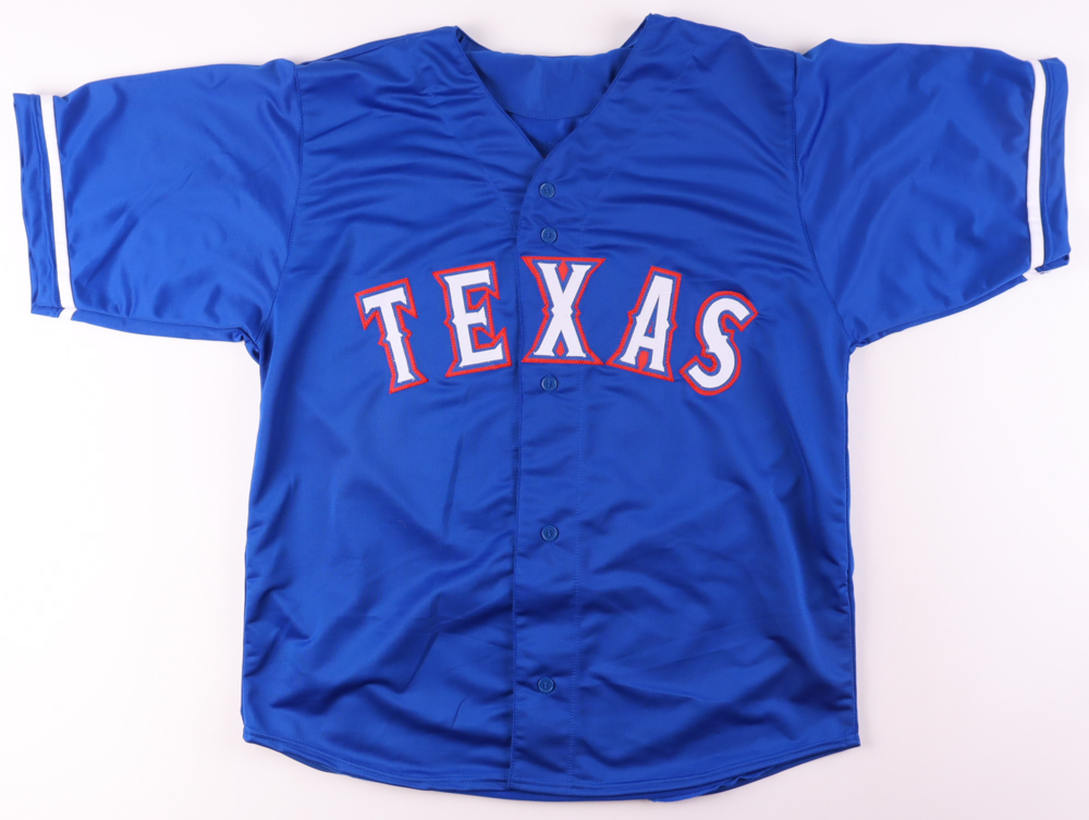 Michael Young Signed Jersey (Beckett) at PristineAuction.com Michael Young Signed Jersey (Beckett) at PristineAuction.com