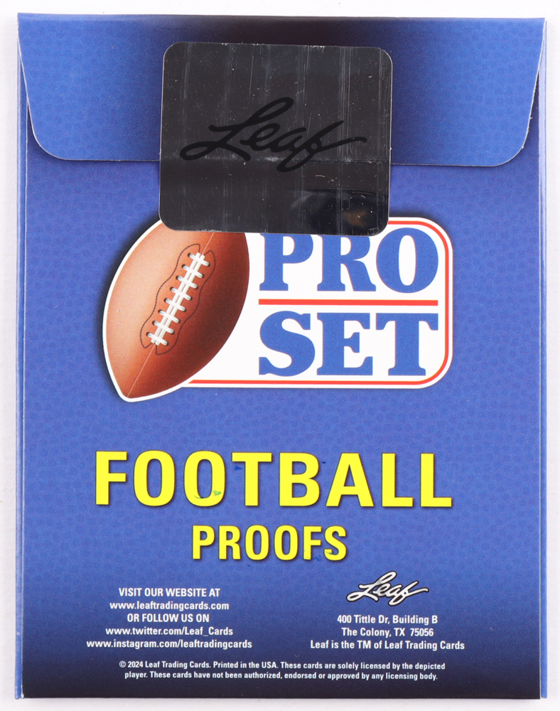 2024 Pro Set Metal Football 1/1 Pre-Production Proof Pack at PristineAuction.com 2024 Pro Set Metal Football 1/1 Pre-Production Proof Pack at PristineAuction.com