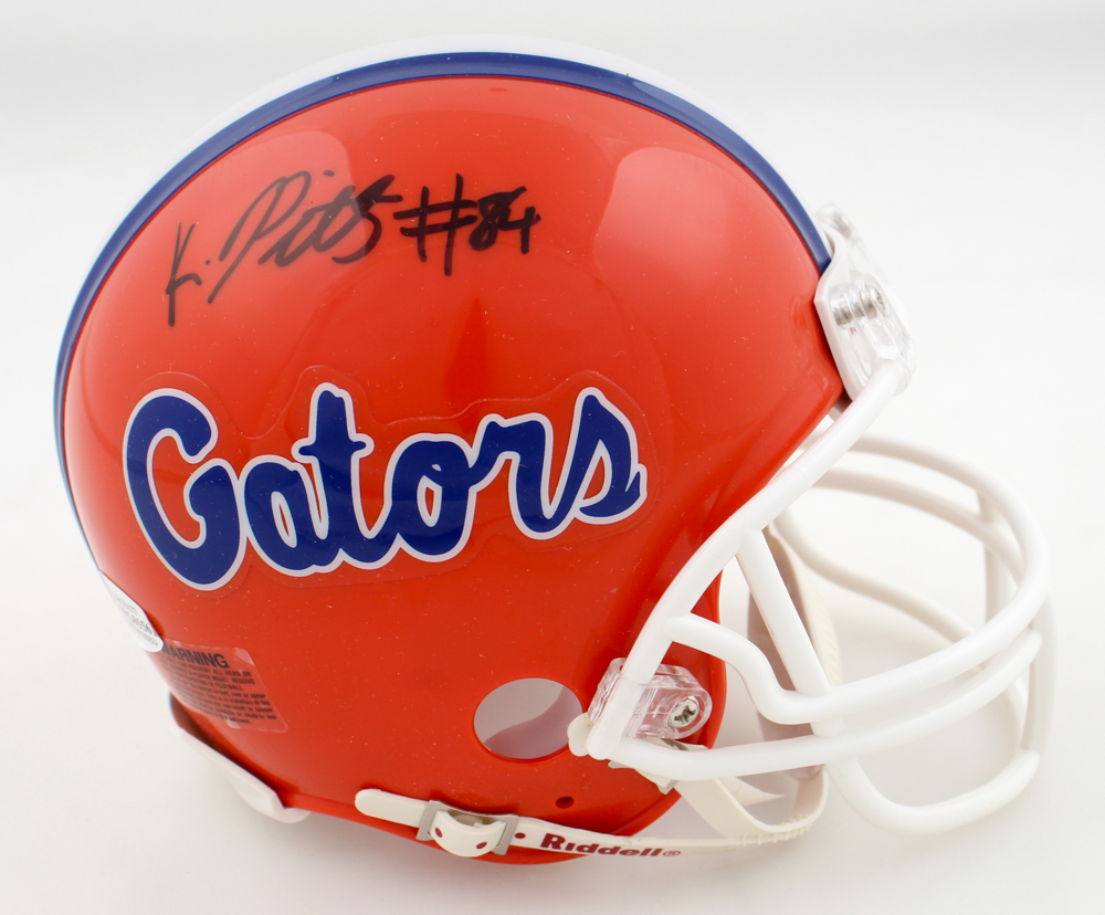 Kyle Pitts Signed Florida Gators Mini Helmet (Beckett) at PristineAuction.com Kyle Pitts Signed Florida Gators Mini Helmet (Beckett) at PristineAuction.com