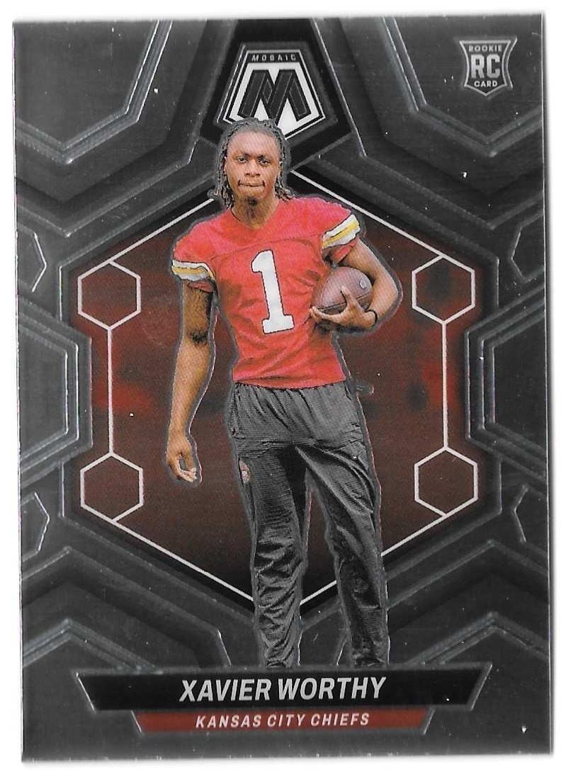 Xavier Worthy 2024 Mosaic #328 RC at PristineAuction.com Xavier Worthy 2024 Mosaic #328 RC at PristineAuction.com