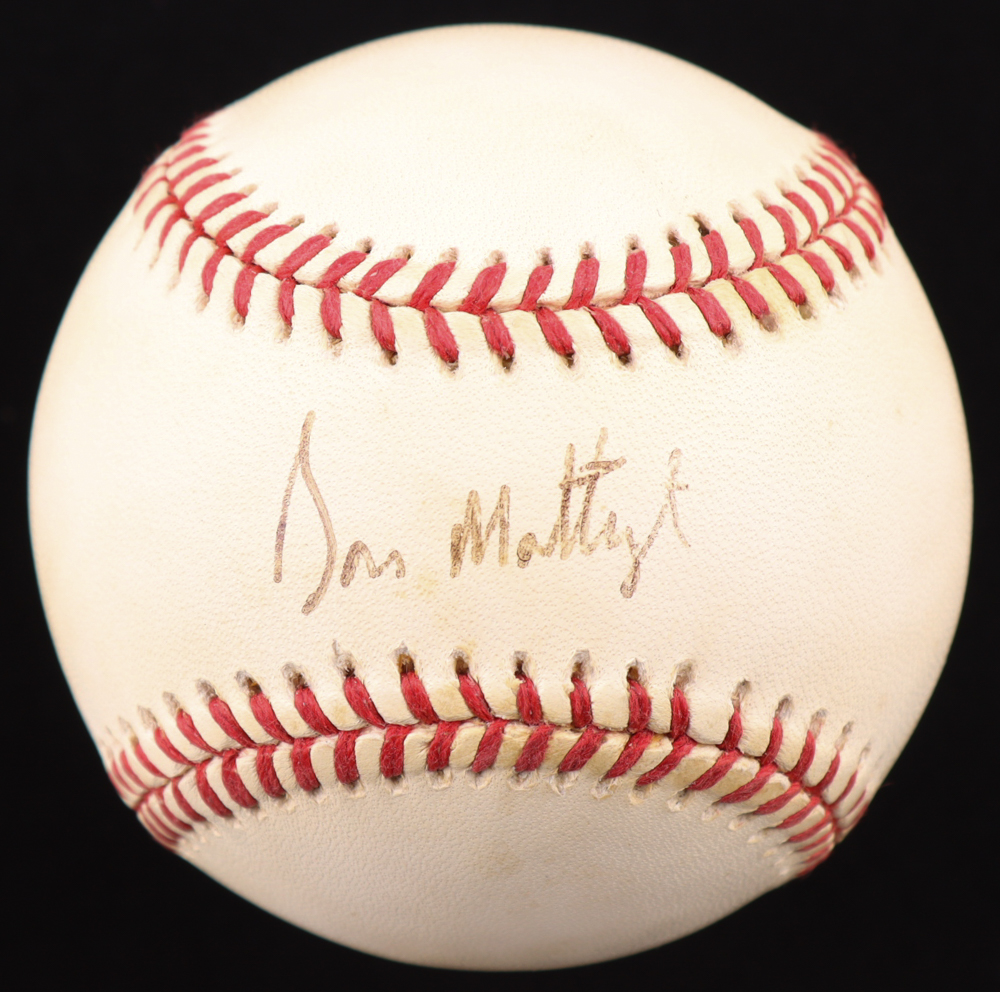 Don Mattingly Signed OAL Baseball (JSA) at PristineAuction.com Don Mattingly Signed OAL Baseball (JSA) at PristineAuction.com