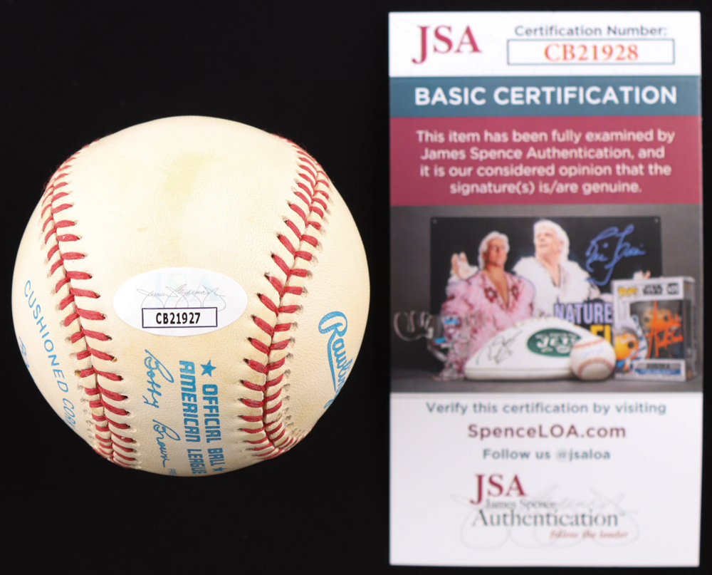 Don Mattingly Signed OAL Baseball (JSA) at PristineAuction.com Don Mattingly Signed OAL Baseball (JSA) at PristineAuction.com