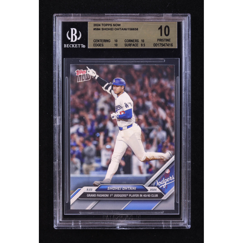 Shohei Ohtani 2024 Topps Now #584 (BGS 10) at PristineAuction.com