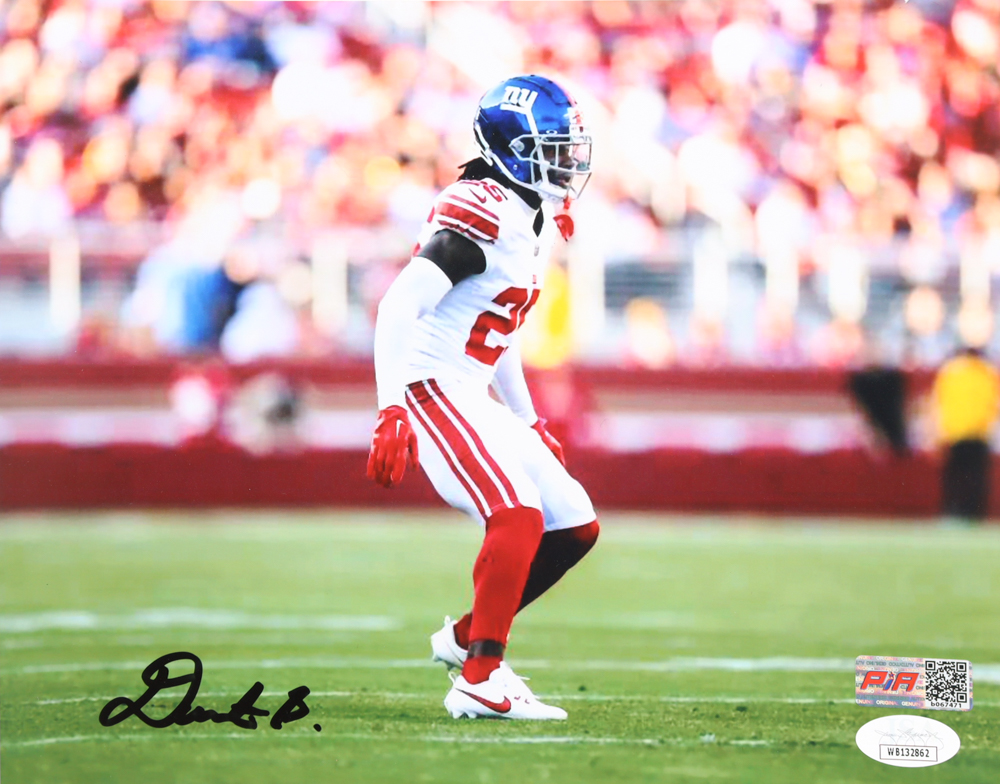 Deonte Banks Signed Giants 8x10 Photo (JSA & PIA) at PristineAuction.com Deonte Banks Signed Giants 8x10 Photo (JSA & PIA) at PristineAuction.com