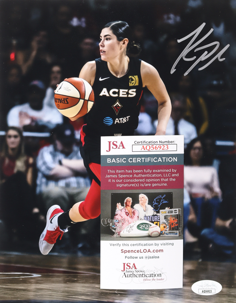 Kelsey Plum Signed Aces 8x10 Photo (JSA) at PristineAuction.com Kelsey Plum Signed Aces 8x10 Photo (JSA) at PristineAuction.com
