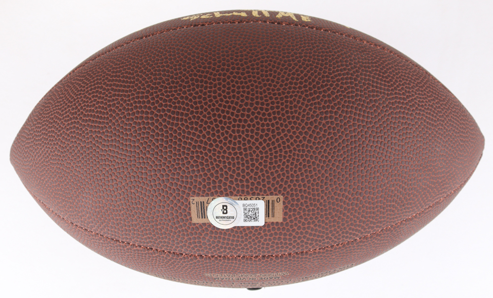 Adam "Pacman" Jones Signed NFL Football With Inscription (Beckett) at PristineAuction.com Adam "Pacman" Jones Signed NFL Football With Inscription (Beckett) at PristineAuction.com