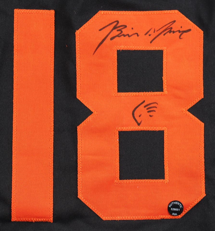 Brian Pince Jr. Signed Jersey With Hand-Drawn Sketch (Playball Ink) at PristineAuction.com Brian Pince Jr. Signed Jersey With Hand-Drawn Sketch (Playball Ink) at PristineAuction.com