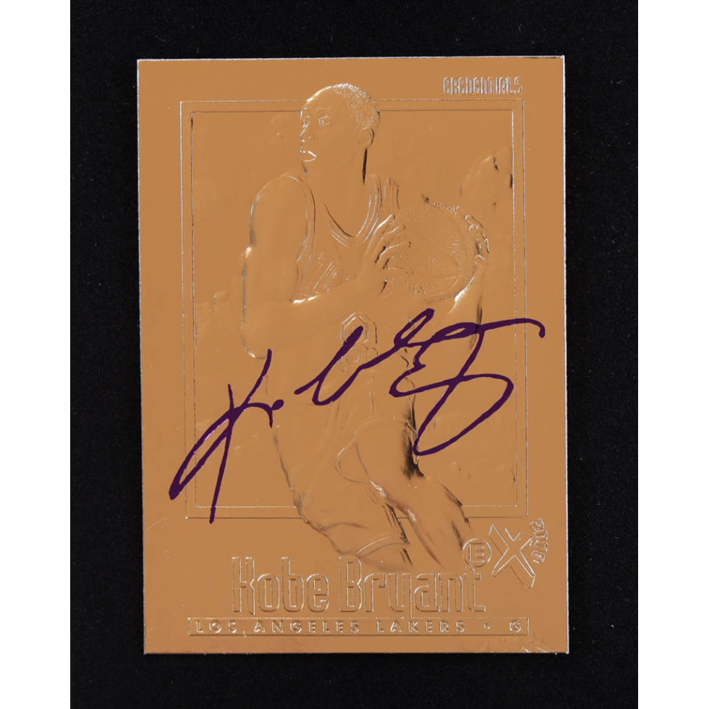 Kobe Bryant 1996-97 Skybox EX-2000 Purple Signature 23Kt Gold RC at PristineAuction.com