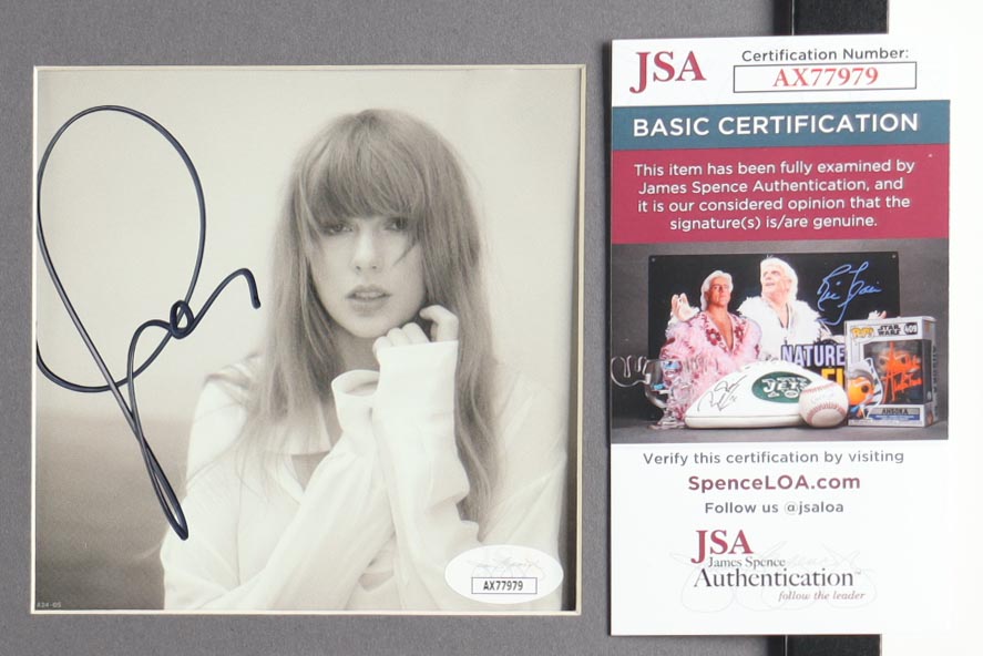 Taylor Swift Signed Custom Framed "The Tortured Poets Department" CD Album Insert Display With Disc (JSA) at PristineAuction.com Taylor Swift Signed Custom Framed "The Tortured Poets Department" CD Album Insert Display With Disc (JSA) at PristineAuction.com