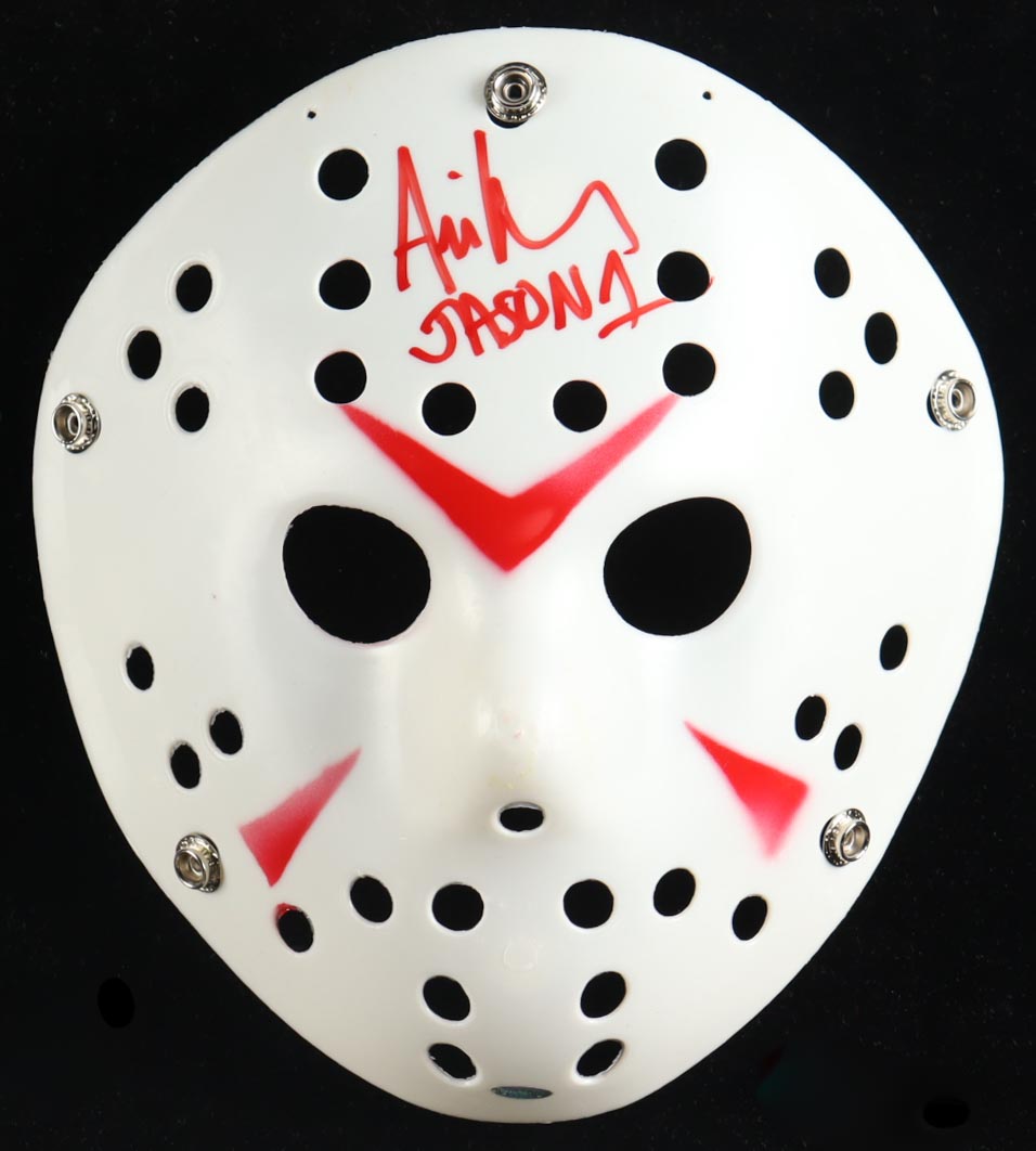Ari Lehman Signed "Friday the 13th" Jason Voorhees Mask Inscribed "Jason 1" (OKAuthentics) at PristineAuction.com Ari Lehman Signed "Friday the 13th" Jason Voorhees Mask Inscribed "Jason 1" (OKAuthentics) at PristineAuction.com
