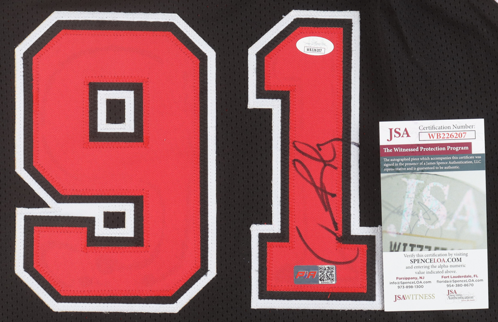 Dennis Rodman Signed Jersey (JSA & PIA) at PristineAuction.com Dennis Rodman Signed Jersey (JSA & PIA) at PristineAuction.com