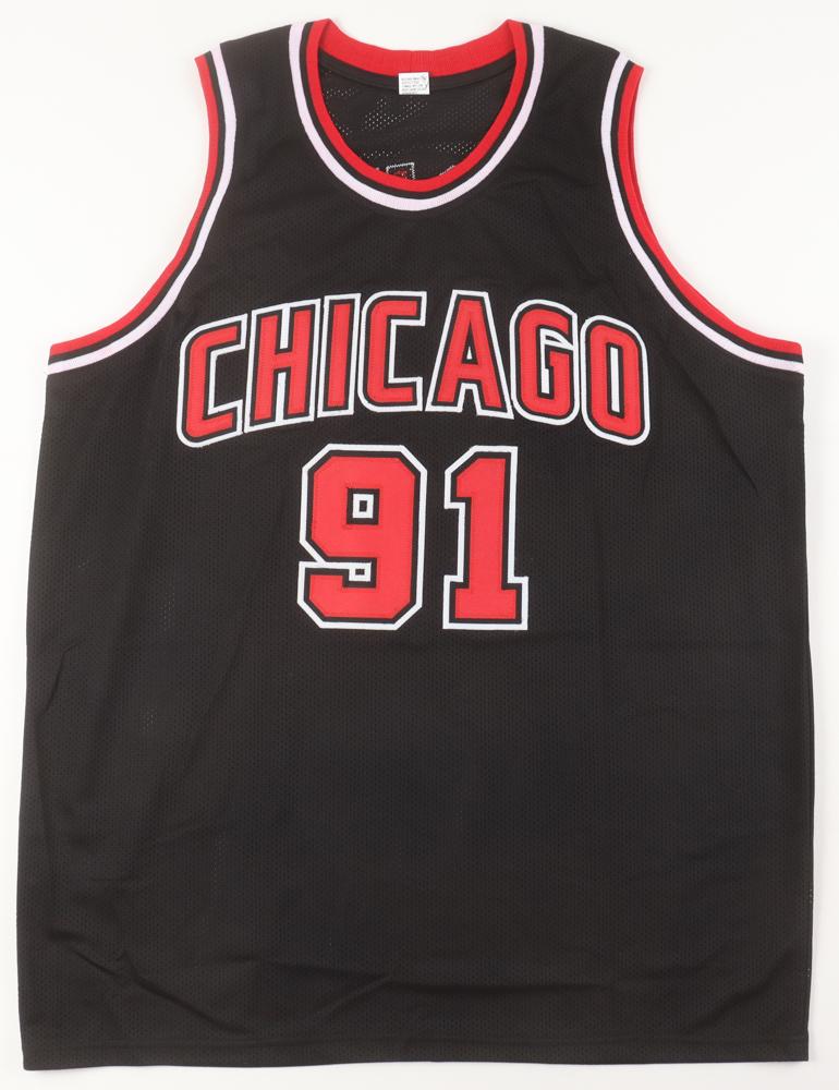 Dennis Rodman Signed Jersey (JSA & PIA) at PristineAuction.com Dennis Rodman Signed Jersey (JSA & PIA) at PristineAuction.com
