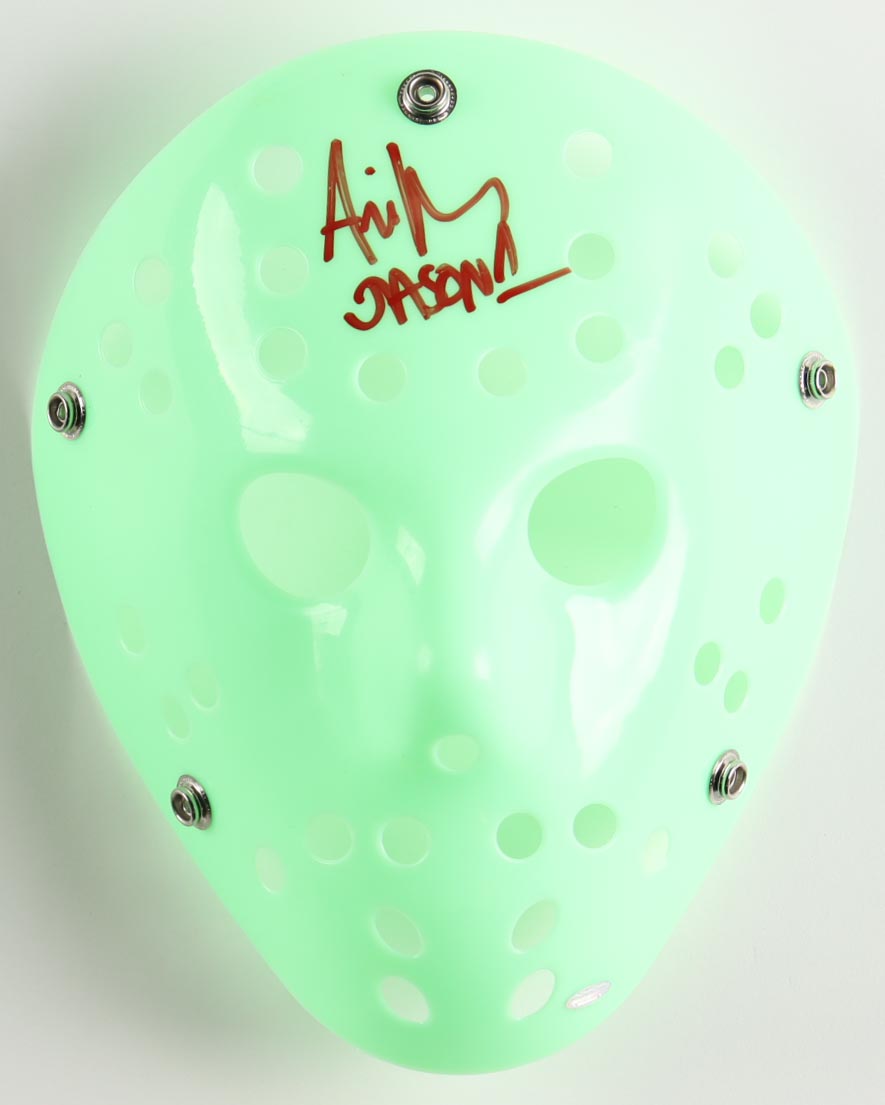 Ari Lehman Signed "Friday the 13th" Jason Voorhees Mask Inscribed "Jason 1" (OKAuthentics) at PristineAuction.com Ari Lehman Signed "Friday the 13th" Jason Voorhees Mask Inscribed "Jason 1" (OKAuthentics) at PristineAuction.com