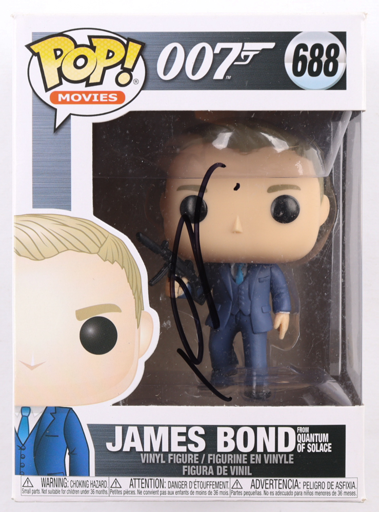 Daniel Craig Signed "007" #688 James Bond From Quantum Solace Pop! Vinyl Figure (ACOA) at PristineAuction.com Daniel Craig Signed "007" #688 James Bond From Quantum Solace Pop! Vinyl Figure (ACOA) at PristineAuction.com
