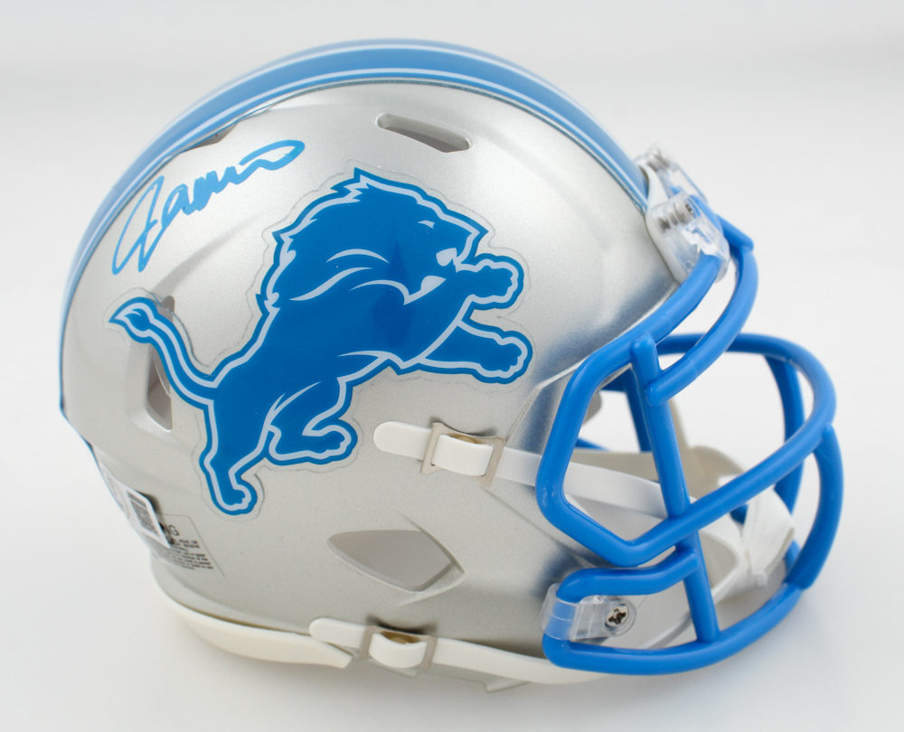 Jameson Williams Signed Lions Speed Mini Helmet (Beckett) at PristineAuction.com Jameson Williams Signed Lions Speed Mini Helmet (Beckett) at PristineAuction.com