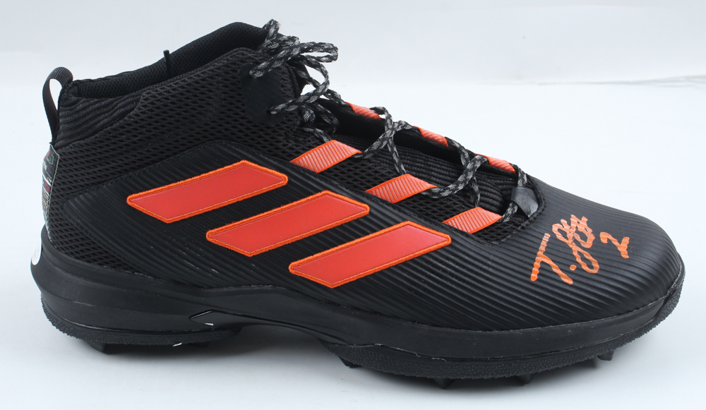 Tyrique Stevenson Signed Adidas Cleat (JSA) at PristineAuction.com Tyrique Stevenson Signed Adidas Cleat (JSA) at PristineAuction.com