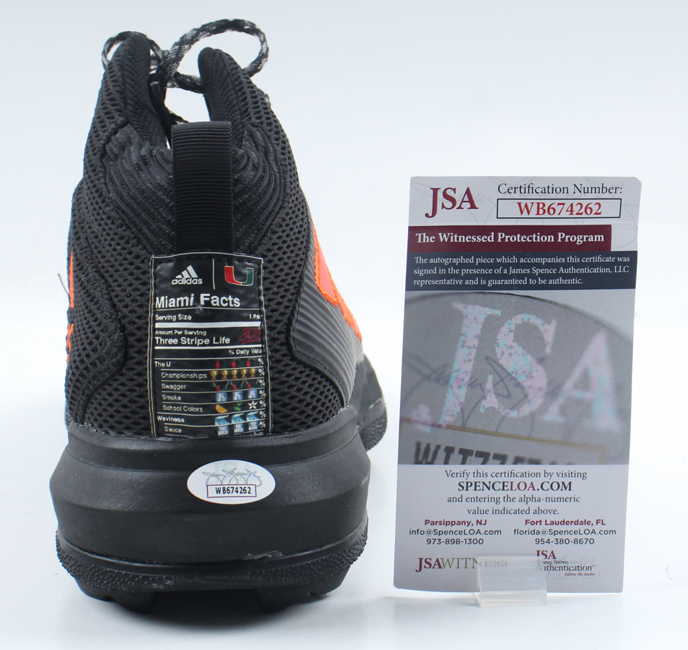 Tyrique Stevenson Signed Adidas Cleat (JSA) at PristineAuction.com Tyrique Stevenson Signed Adidas Cleat (JSA) at PristineAuction.com