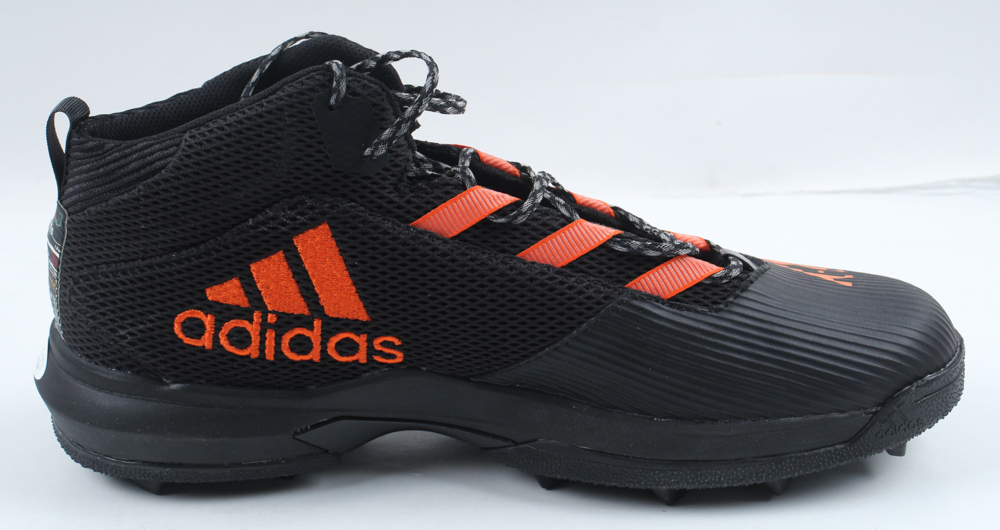 Tyrique Stevenson Signed Adidas Cleat (JSA) at PristineAuction.com Tyrique Stevenson Signed Adidas Cleat (JSA) at PristineAuction.com