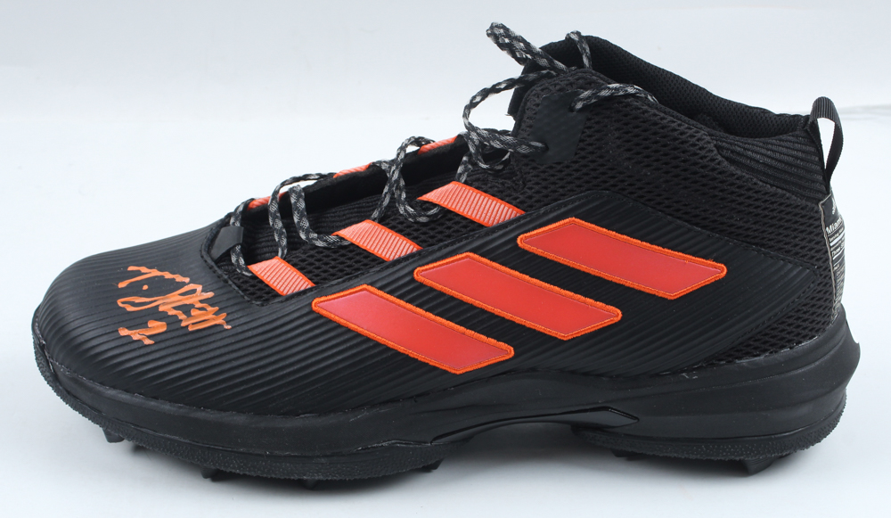 Tyrique Stevenson Signed Adidas Cleat (JSA) at PristineAuction.com Tyrique Stevenson Signed Adidas Cleat (JSA) at PristineAuction.com