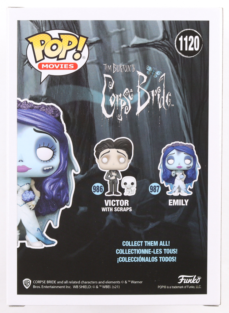"Corpse Bride" #1120 Emily Funko Pop! Vinyl Figure at PristineAuction.com "Corpse Bride" #1120 Emily Funko Pop! Vinyl Figure at PristineAuction.com
