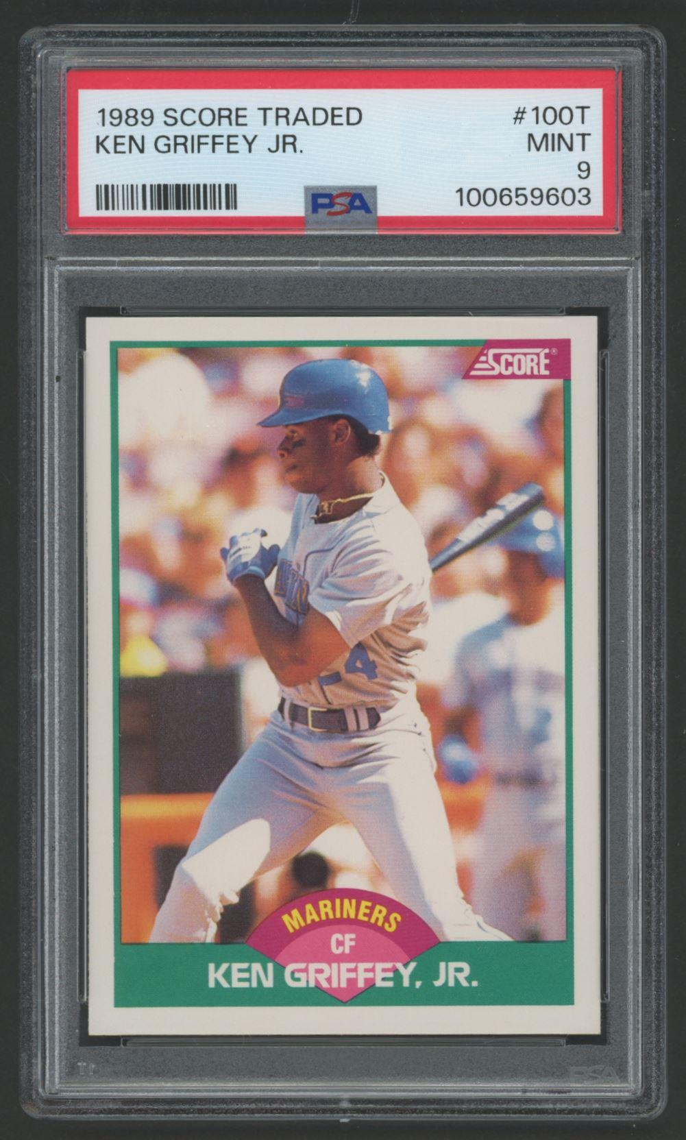 Ken Griffey Jr. 1989 Score Traded #100T (PSA 9) at PristineAuction.com Ken Griffey Jr. 1989 Score Traded #100T (PSA 9) at PristineAuction.com