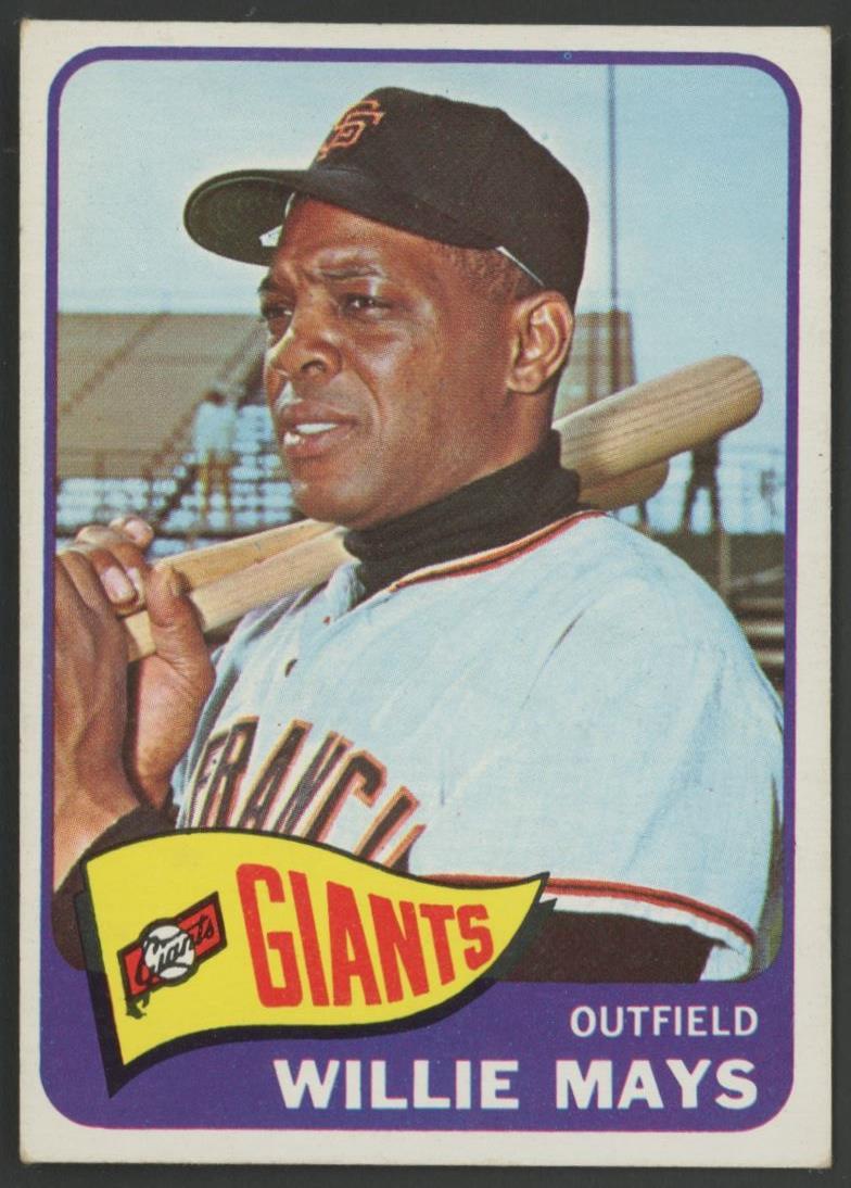 Willie Mays 1965 Topps #250 at PristineAuction.com Willie Mays 1965 Topps #250 at PristineAuction.com
