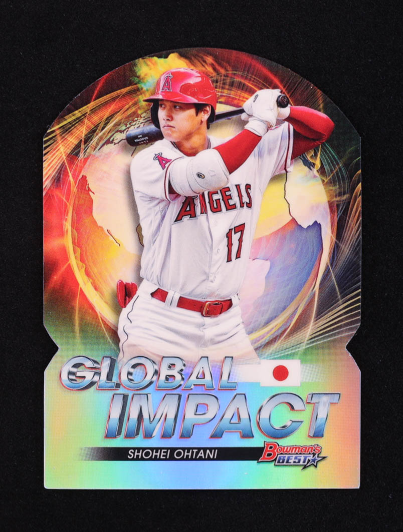 Shohei Ohtani 2022 Bowman's Best Global Impact #GI1 at PristineAuction.com Shohei Ohtani 2022 Bowman's Best Global Impact #GI1 at PristineAuction.com
