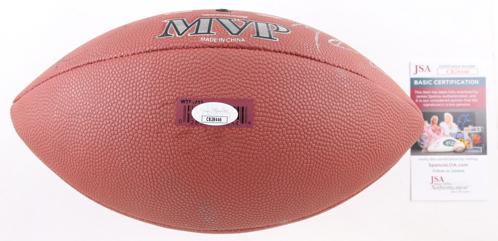 Brian Urlacher, Matt Forte & Marcellus Bennett Signed NFL Football (JSA) at PristineAuction.com Brian Urlacher, Matt Forte & Marcellus Bennett Signed NFL Football (JSA) at PristineAuction.com