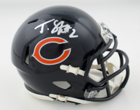 Tyrique Stevenson Signed Bears Speed Mini Helmet (JSA) at PristineAuction.com