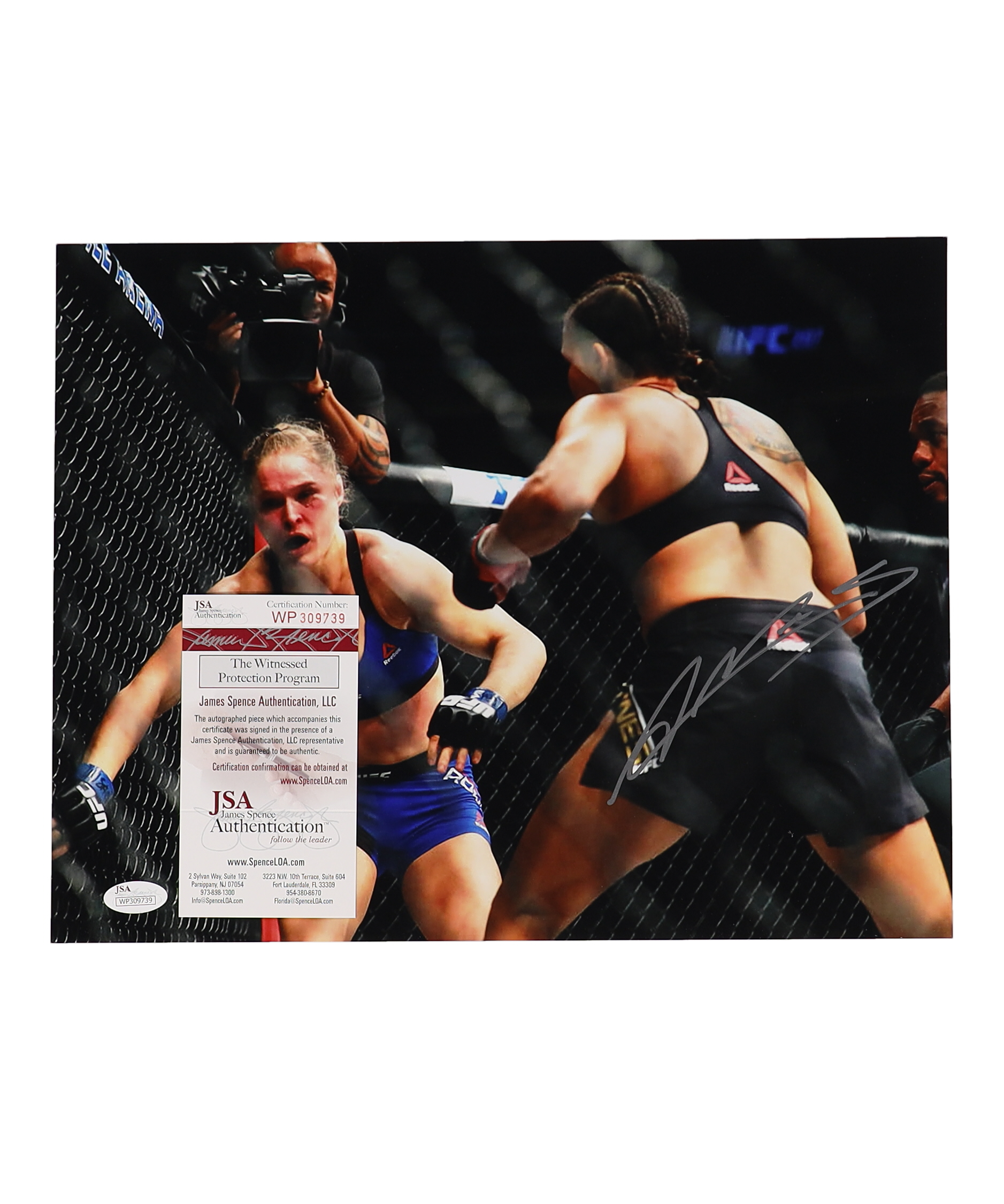 Amanda Nunes Signed UFC 11x14 Photo (JSA) at PristineAuction.com Amanda Nunes Signed UFC 11x14 Photo (JSA) at PristineAuction.com
